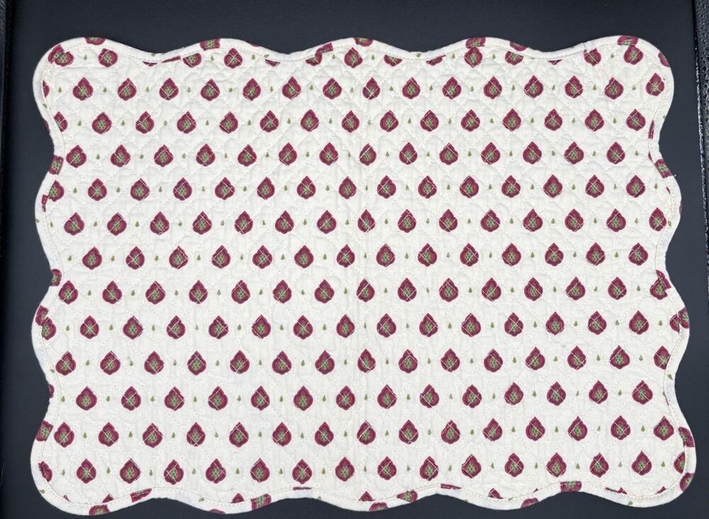 Daniel Cremieux Quilted Placemats W/ Matching Napkins Set Of 4